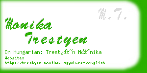 monika trestyen business card